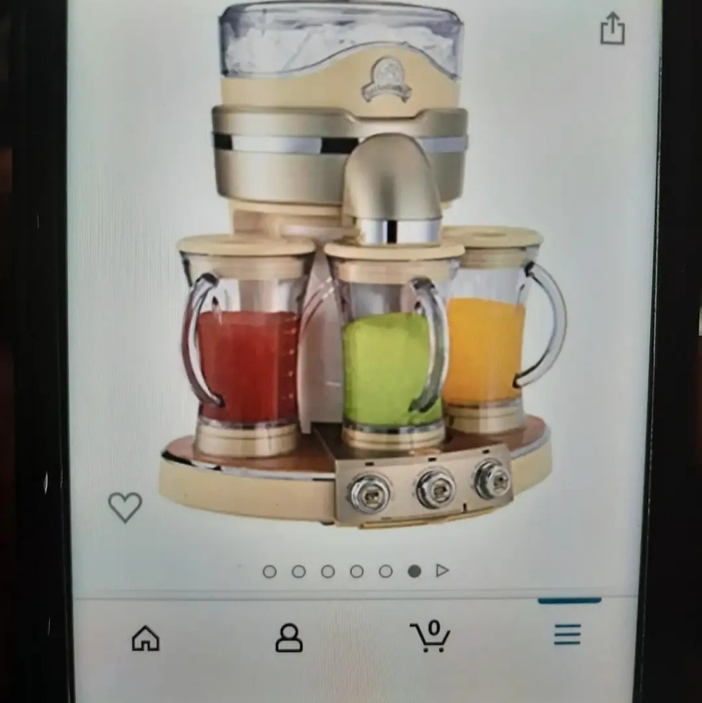 NEW DAIQUIRI MACHINE MAKES 3 FLAVORS AT ONE TIME